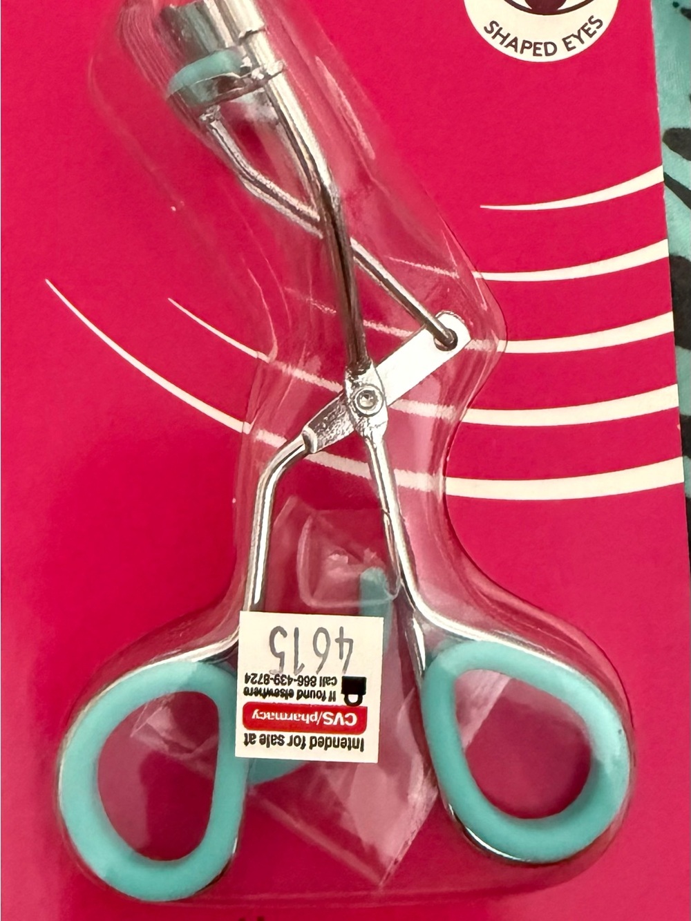 Aqua Handle Eyelash Curler